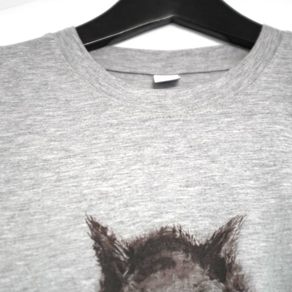 ASPESI Boar Illustration Art Medium Grey Shirt size M - Picture 9 of 12
